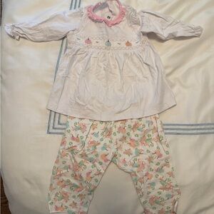 Pink and White Kids Matching Set